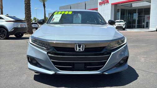 Sonic Gray Pearl 2022 Honda Accord Hybrid Sport