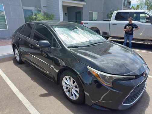 Black Sand Pearl 2020 Toyota Corolla XLE