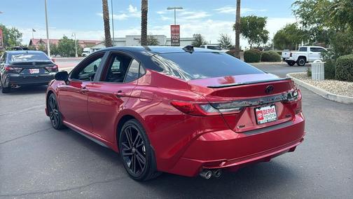 Supersonic Red w/Midnight Black Metallic Roof 2025 Toyota Camry XSE
