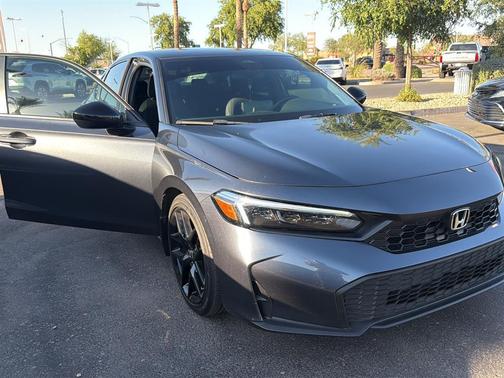 Meteorite Gray Metallic 2025 Honda Civic Sport