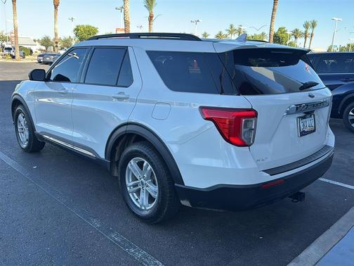 Star White Metallic Tri-Coat 2020 Ford Explorer XLT