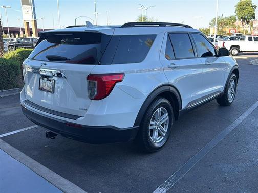 Star White Metallic Tri-Coat 2020 Ford Explorer XLT