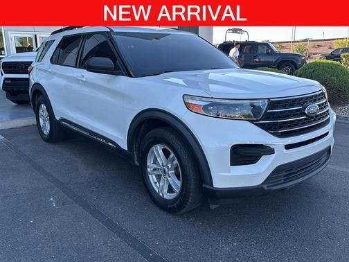 Star White Metallic Tri-Coat 2020 Ford Explorer XLT