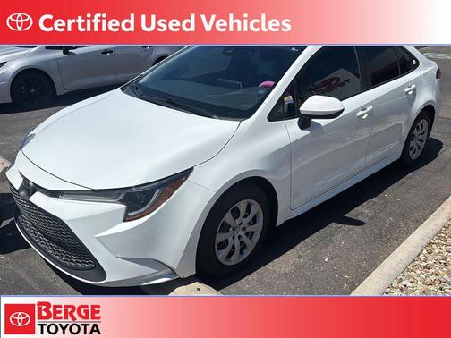 Super White 2021 Toyota Corolla LE