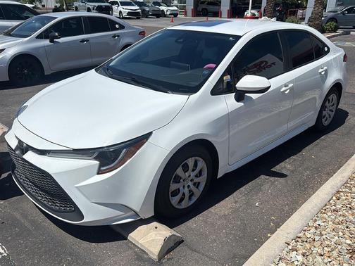Super White 2021 Toyota Corolla LE