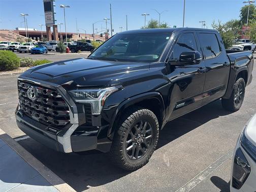 Midnight Black Metallic 2023 Toyota Tundra Platinum