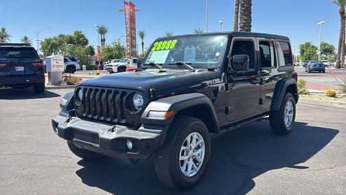 Black Clearcoat 2023 Jeep Wrangler Sport S