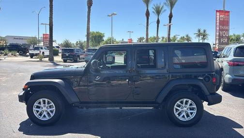 Black Clearcoat 2023 Jeep Wrangler Sport S