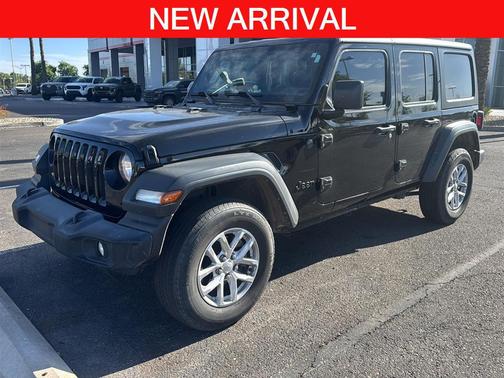 Black Clearcoat 2023 Jeep Wrangler Sport S