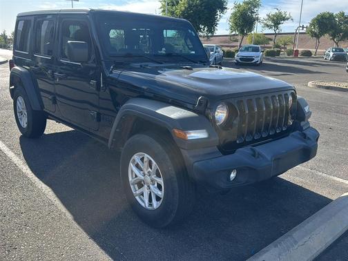 Black Clearcoat 2023 Jeep Wrangler Sport S