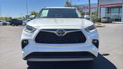 Wind Chill Pearl 2022 Toyota Highlander Platinum