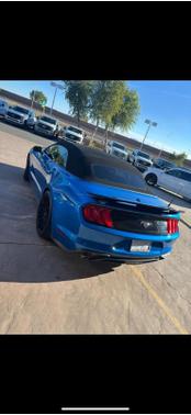Velocity Blue 2019 Ford Mustang EcoBoost