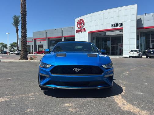 Velocity Blue 2019 Ford Mustang EcoBoost