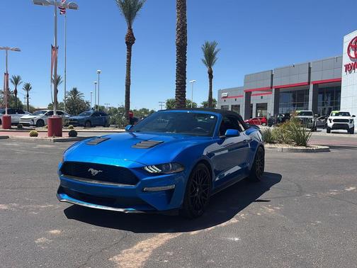Velocity Blue 2019 Ford Mustang EcoBoost