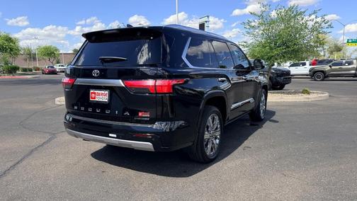 Midnight Black Metallic 2026 Toyota Sequoia Capstone