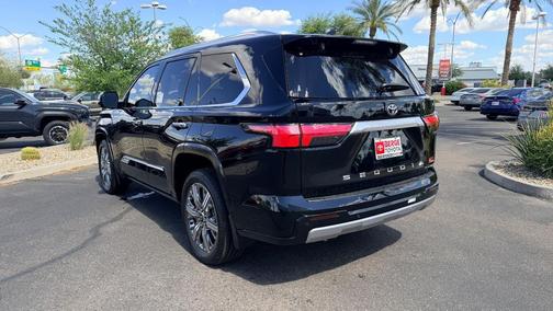 Midnight Black Metallic 2026 Toyota Sequoia Capstone