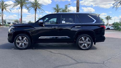 Midnight Black Metallic 2026 Toyota Sequoia Capstone