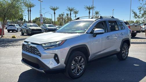 Silver Sky Metallic 2024 Toyota RAV4 Hybrid Limited