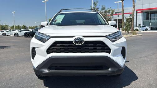 White 2022 Toyota RAV4 XLE