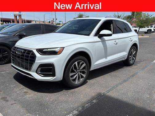 Glacier White Metallic 2021 Audi Q5 45 Premium Plus