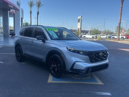 Lunar Silver Metallic 2023 Honda CR-V Hybrid Sport FWD
