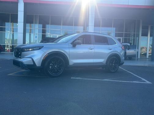 Lunar Silver Metallic 2023 Honda CR-V Hybrid Sport FWD