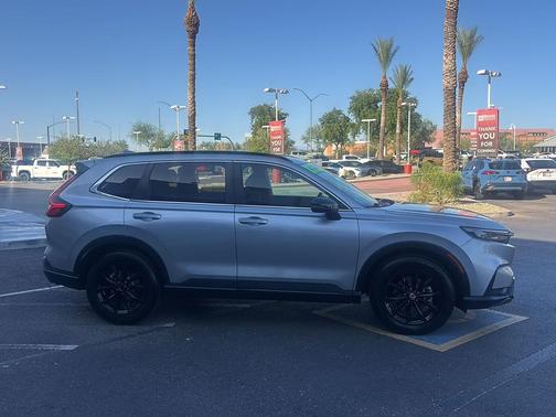 Lunar Silver Metallic 2023 Honda CR-V Hybrid Sport FWD