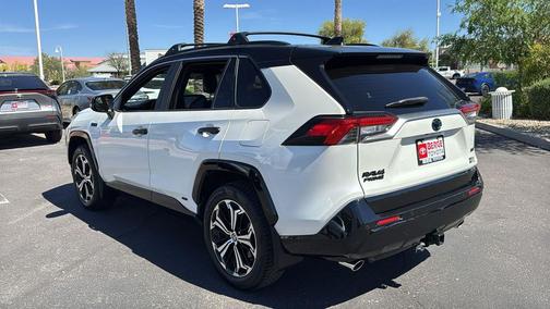 Blizzard Pearl w/Midnight Black Roof 2021 Toyota RAV4 Prime XSE