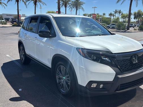 White Diamond Pearl 2019 Honda Passport EX-L