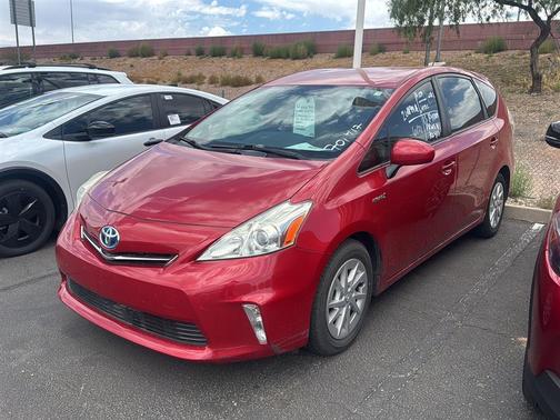 Barcelona Red Metallic 2013 Toyota Prius v Two