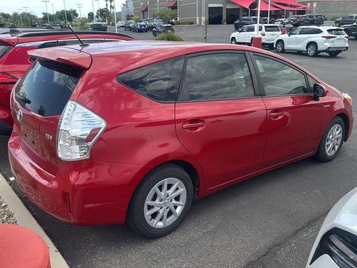 Barcelona Red Metallic 2013 Toyota Prius v Two