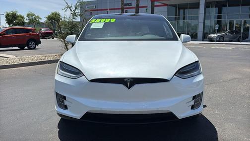 Pearl White Multi-Coat 2019 Tesla Model X Long Range