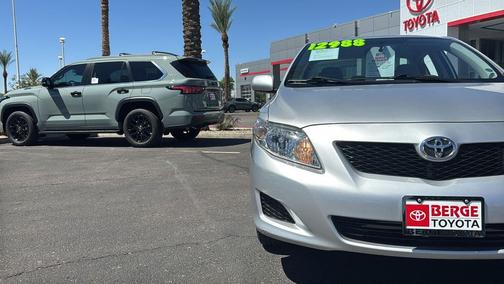 Classic Silver Metallic 2010 Toyota Corolla S