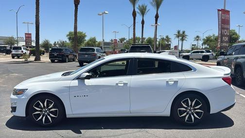 Summit White 2020 Chevrolet Malibu FWD RS