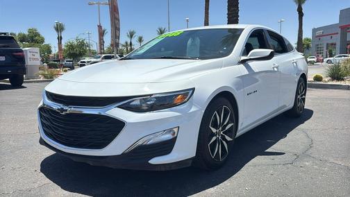 Summit White 2020 Chevrolet Malibu FWD RS