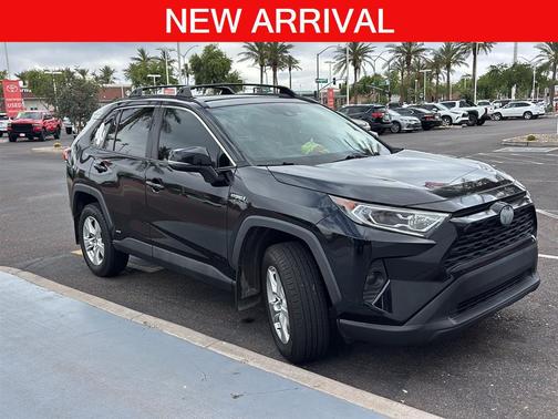 Midnight Black Metallic 2021 Toyota RAV4 Hybrid XLE