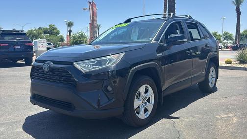 Midnight Black Metallic 2021 Toyota RAV4 Hybrid XLE