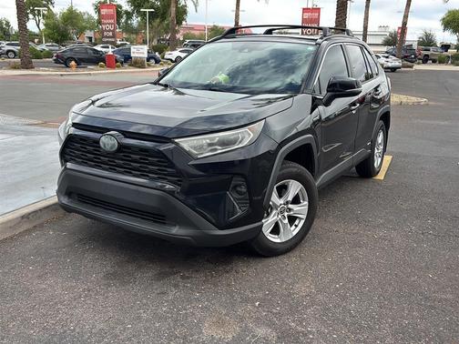 Midnight Black Metallic 2021 Toyota RAV4 Hybrid XLE
