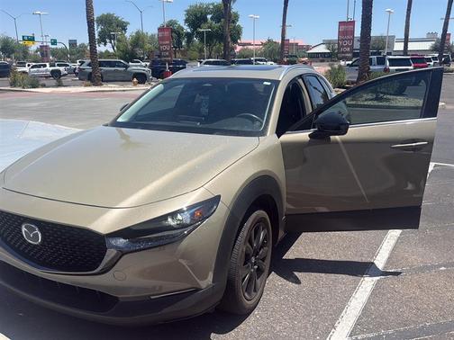 Zircon Sand Metallic 2024 Mazda CX-30 2.5 Carbon Turbo