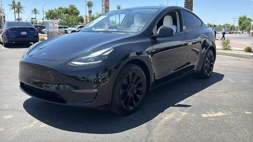 Solid Black 2023 Tesla Model Y Long Range Dual Motor All-Wheel Drive