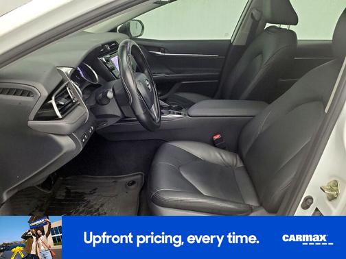 White 2020 Toyota Camry Hybrid LE