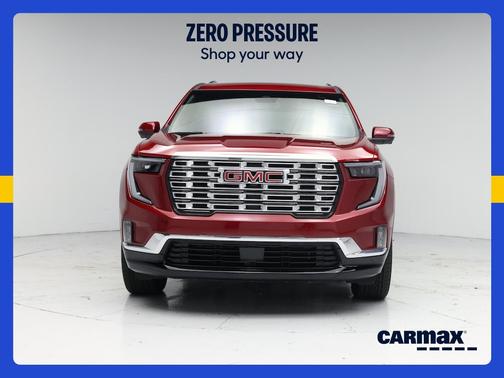 Red 2025 GMC Acadia Denali
