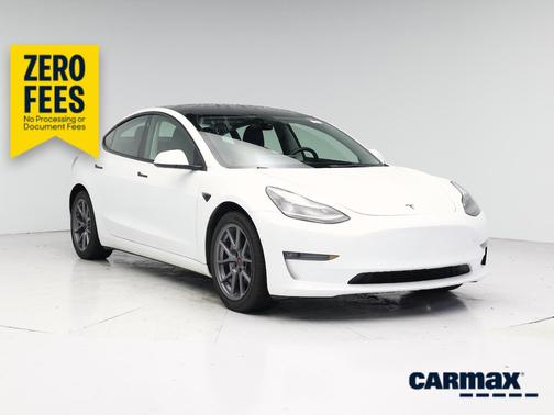 White 2022 Tesla Model 3 Long Range