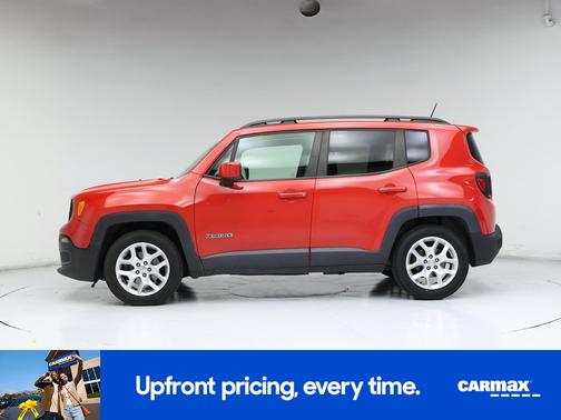 Red 2018 Jeep Renegade Latitude