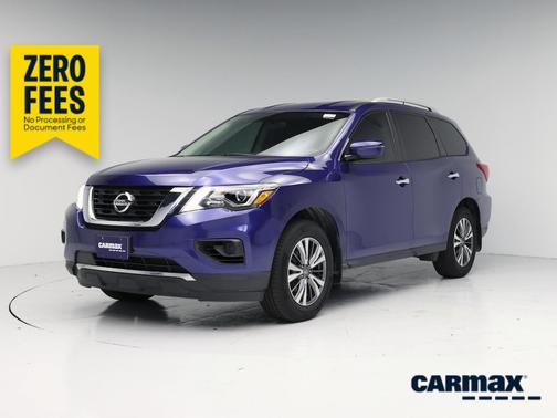 Blue 2017 Nissan Pathfinder S