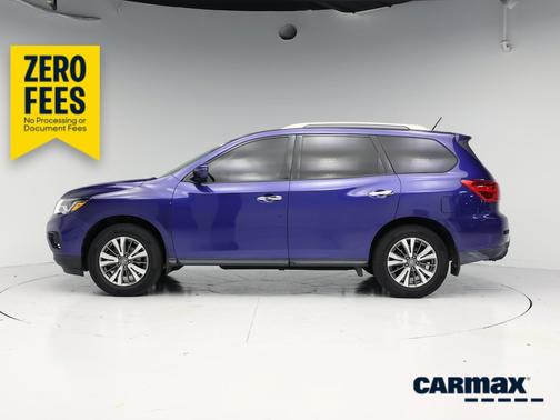 Blue 2017 Nissan Pathfinder S