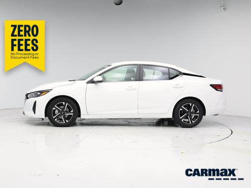 White 2025 Nissan Sentra SV