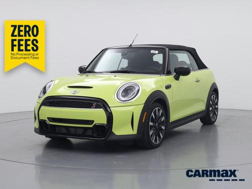 Yellow 2022 MINI Convertible S