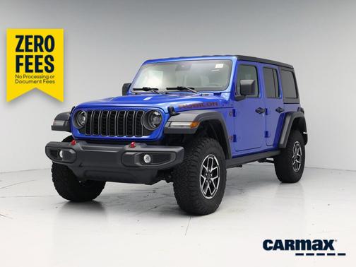 Blue 2025 Jeep Wrangler Rubicon