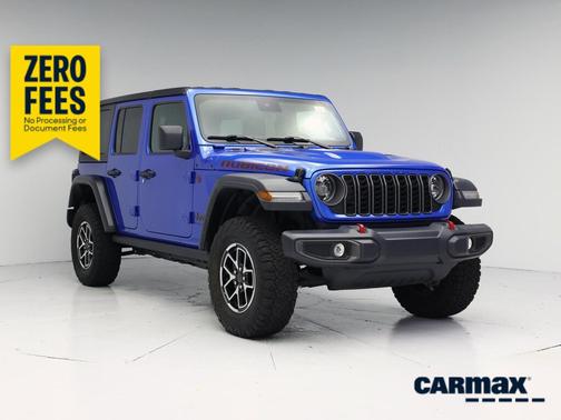 Blue 2025 Jeep Wrangler Rubicon
